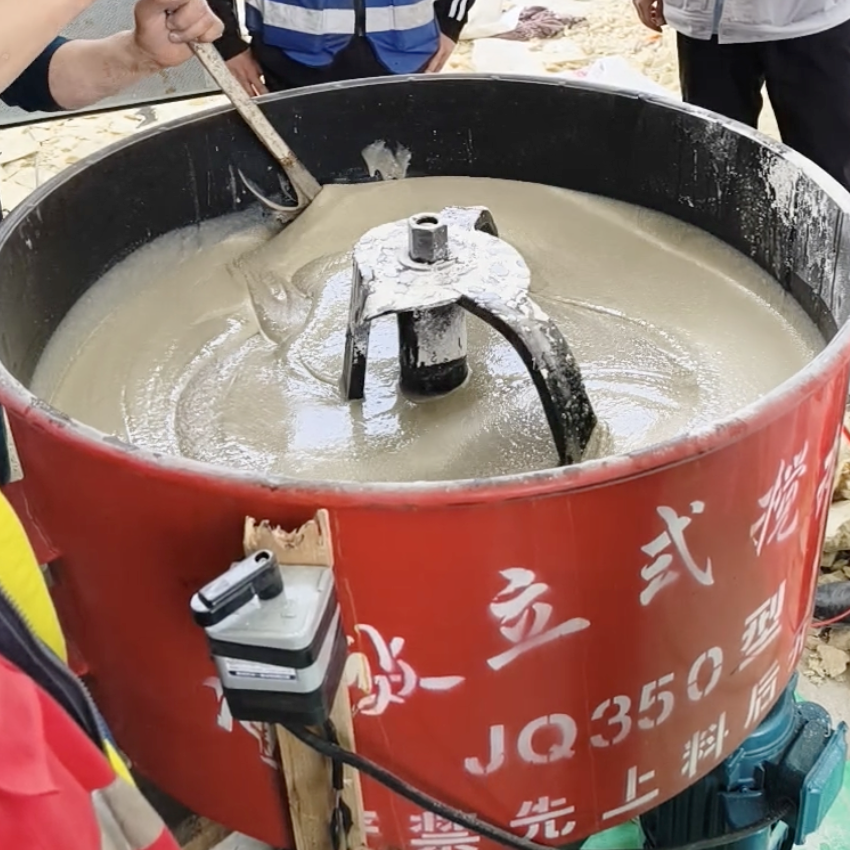 顺城汽轮机余热压缩机导热油设备底座耐高温环氧树脂灌浆料